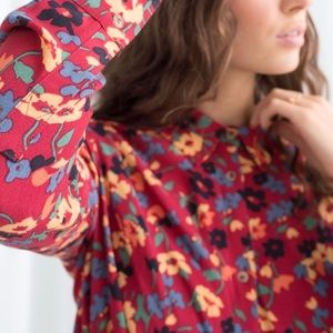 & other stories flora button down blouse